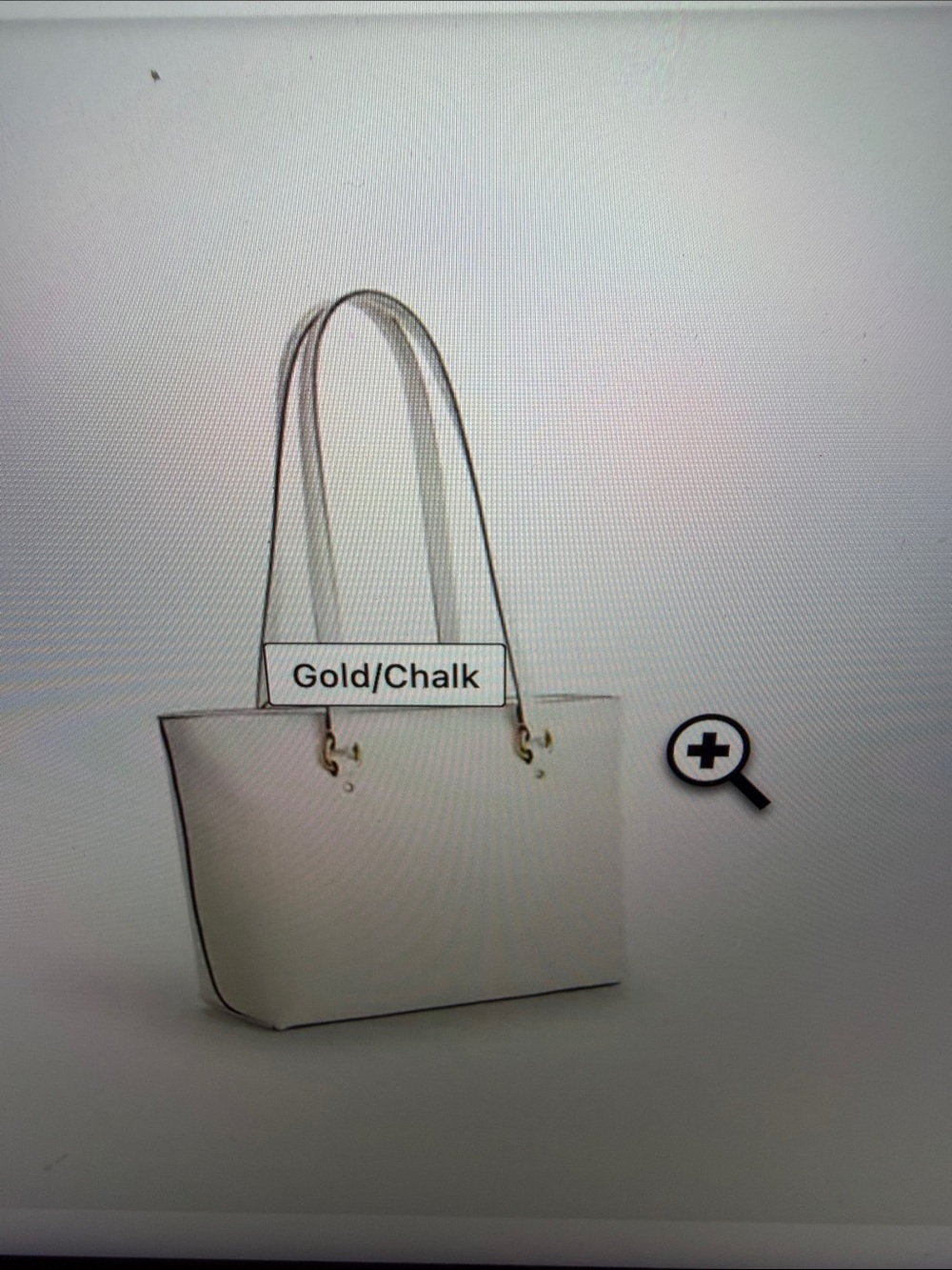 NWT Coach Station Tote Leather Gold/Chalk Beautiful Multi function pockets - Picture 14 of 16